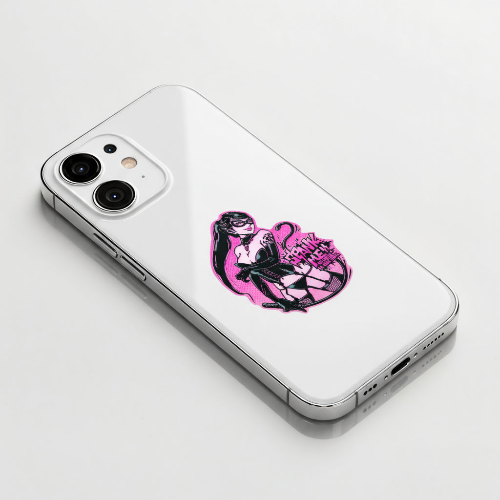 Catwoman Energy ✦ B-Side Label Sticker