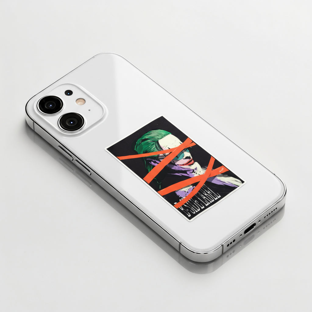 Green-Haired Villain ✦ B-Side Label Sticker
