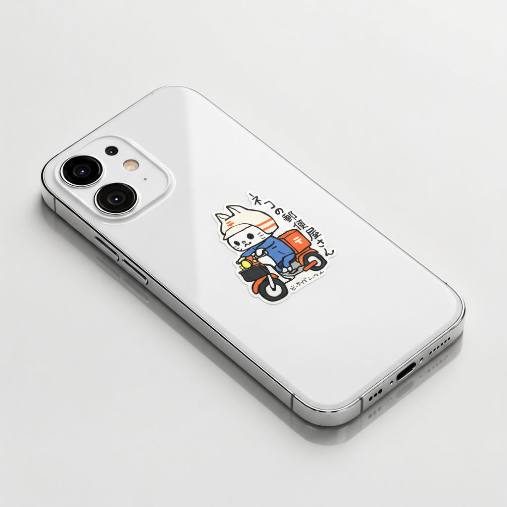 Mail Delivery Cat ✦ B-Side Label Sticker