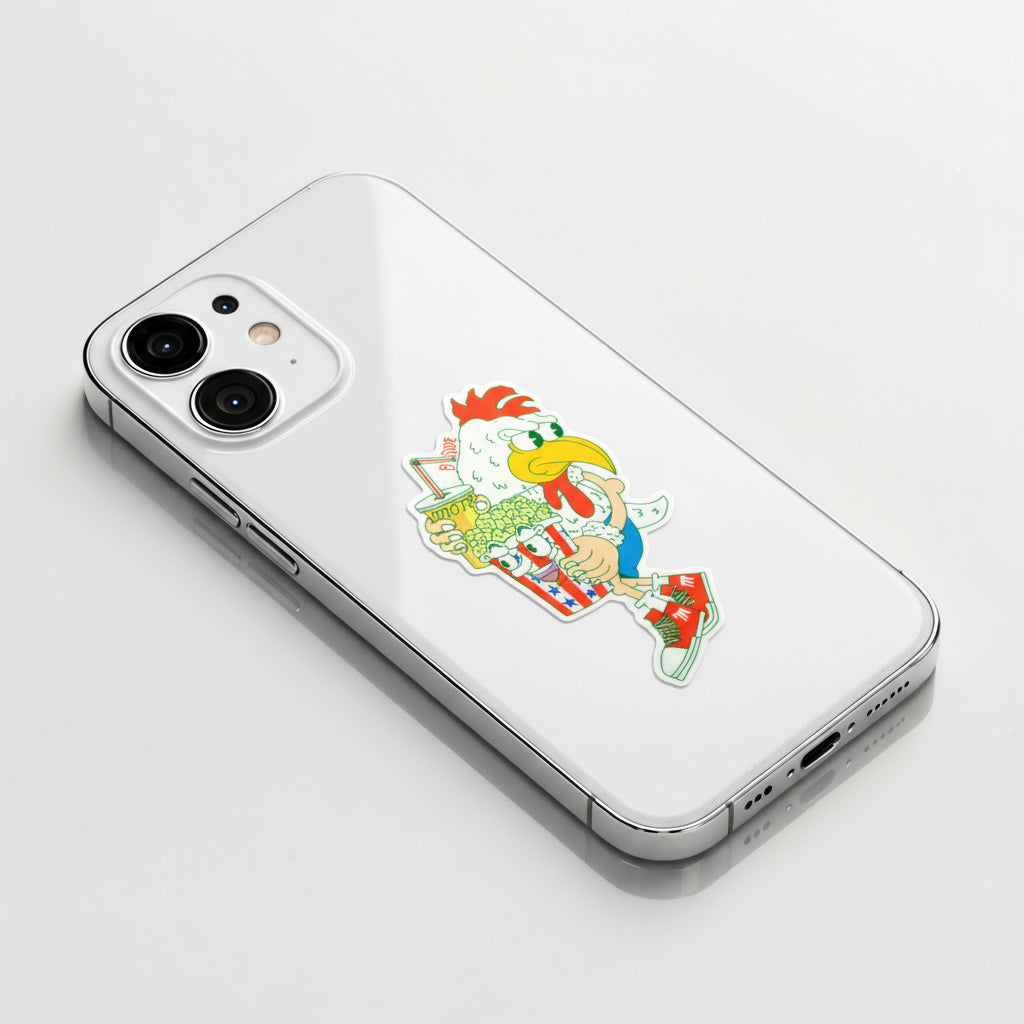 Cool Chicken & Popcorn ✦ B-Side Label Sticker