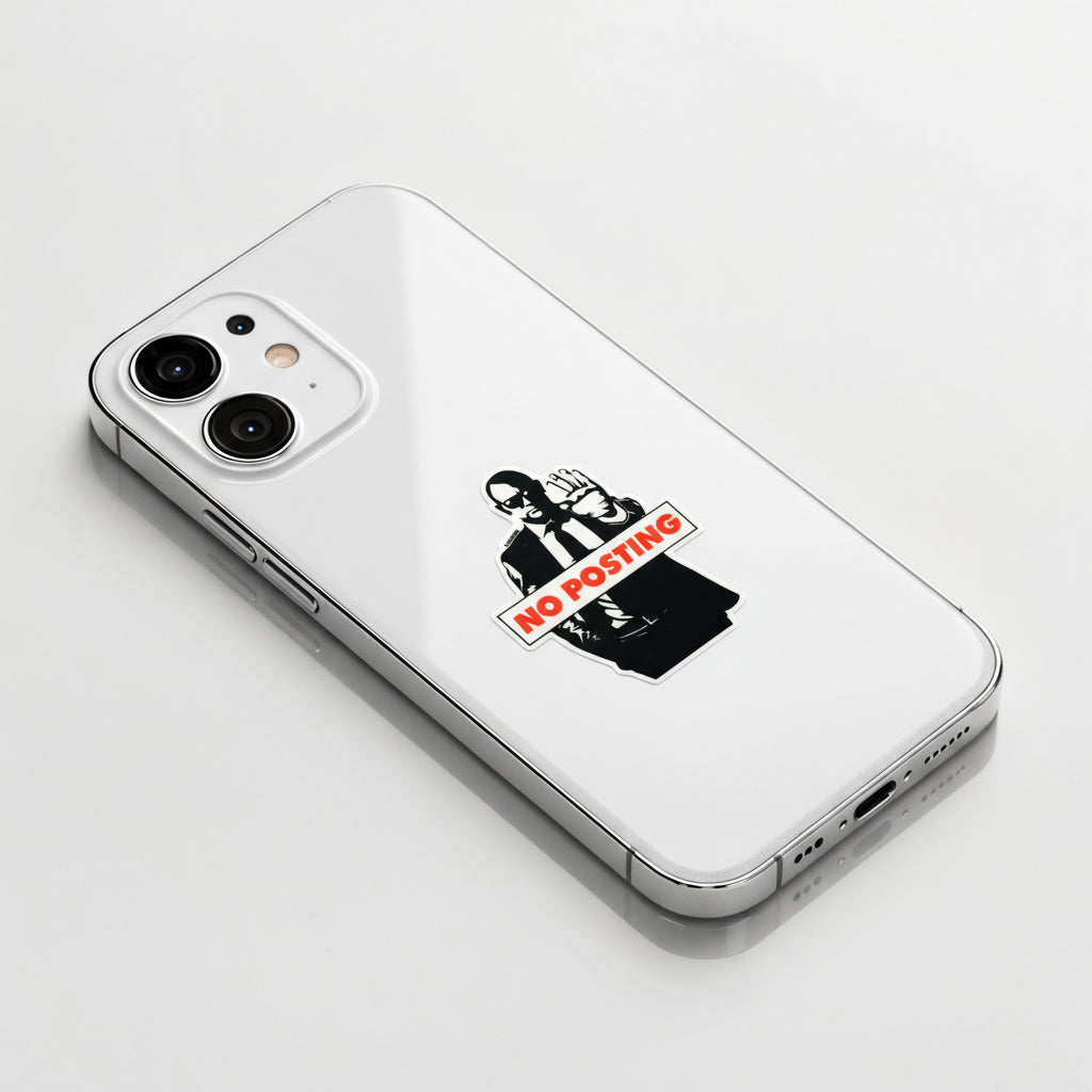 No Posting Agent ✦ B-Side Label Sticker