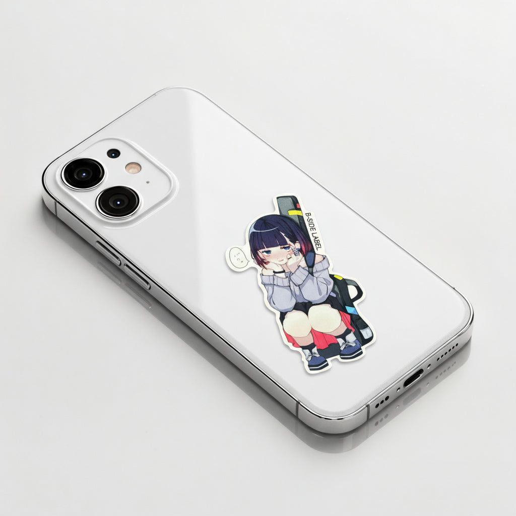Shy Music Girl? ✦ B-Side Label Sticker