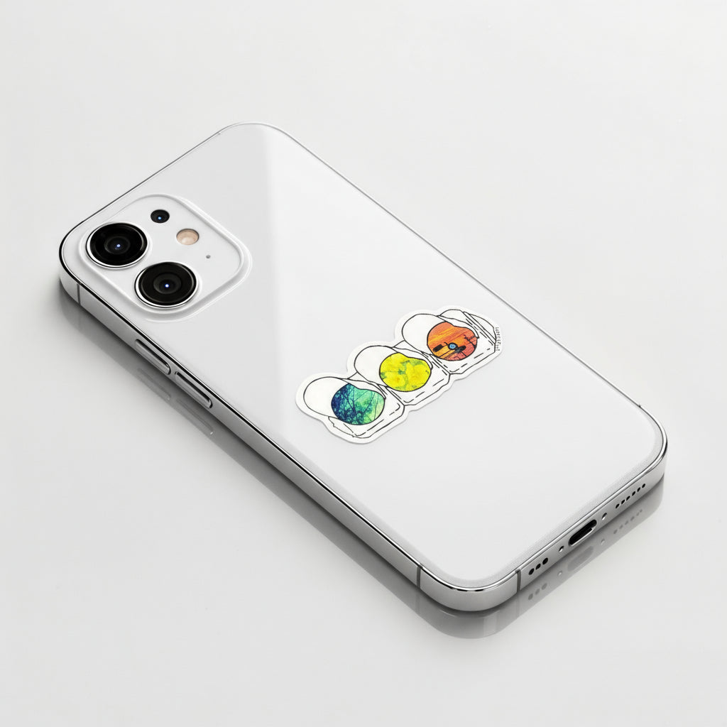 Traffic Light Views ✦ B-Side Label Sticker