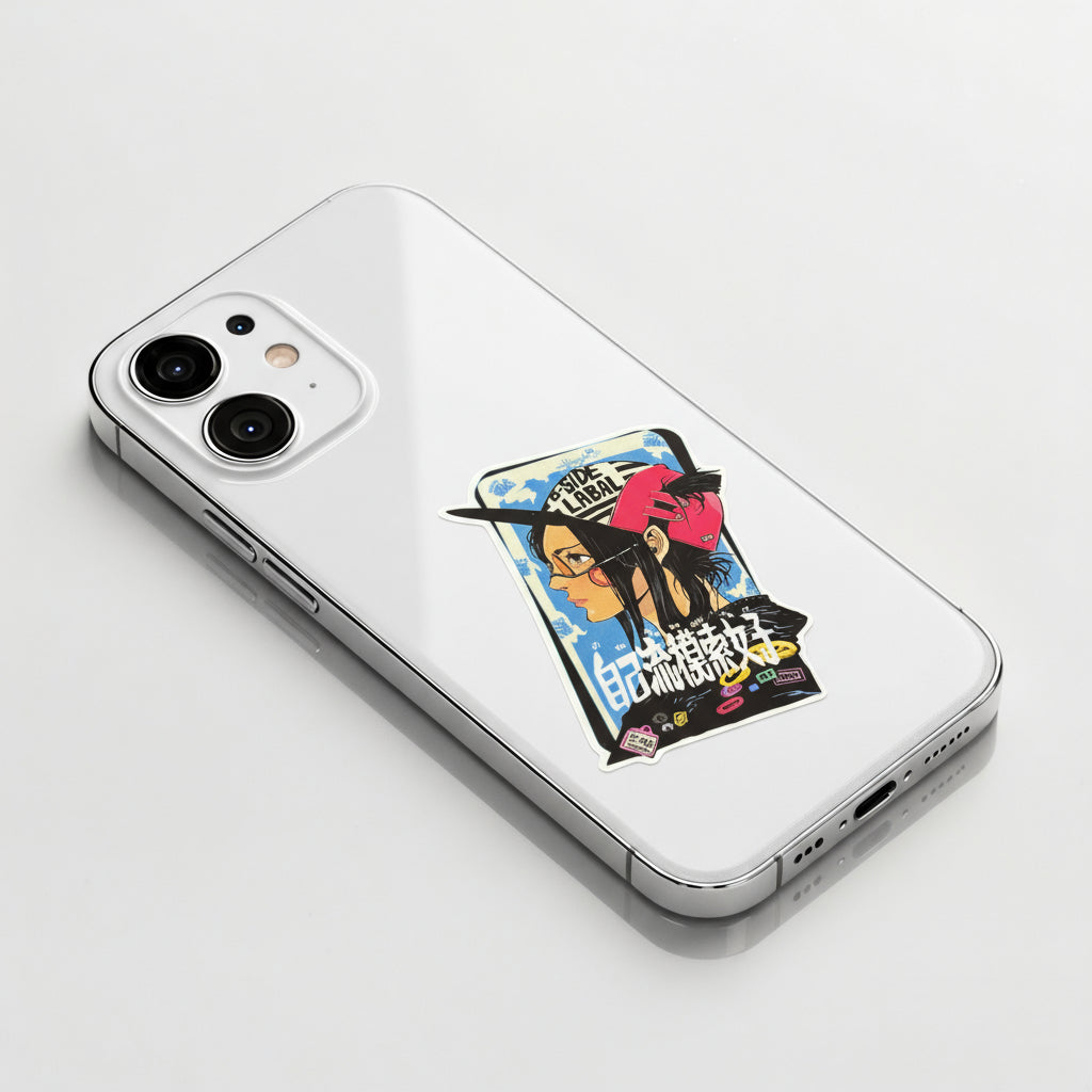 Street Style Girlie ✦ B-Side Label Sticker