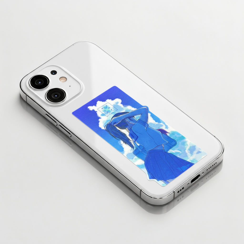 Blue Sky Girlie ✦ B-Side Label Sticker
