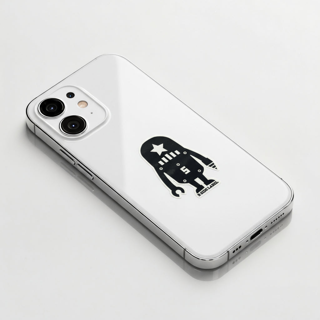 Retro Robot Series ✦ B-Side Label Sticker