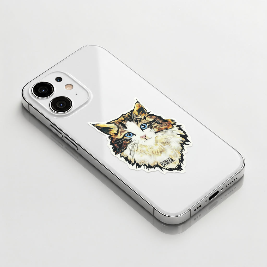 Norwegian Forest Cat ✦ B-Side Label Sticker