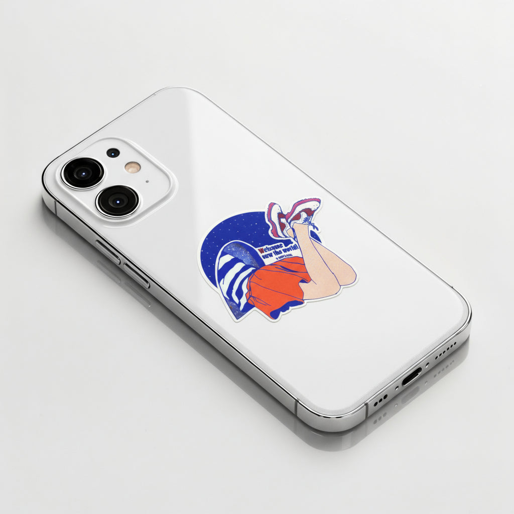 Girlie Fashion Warp ✦ B-Side Label Sticker