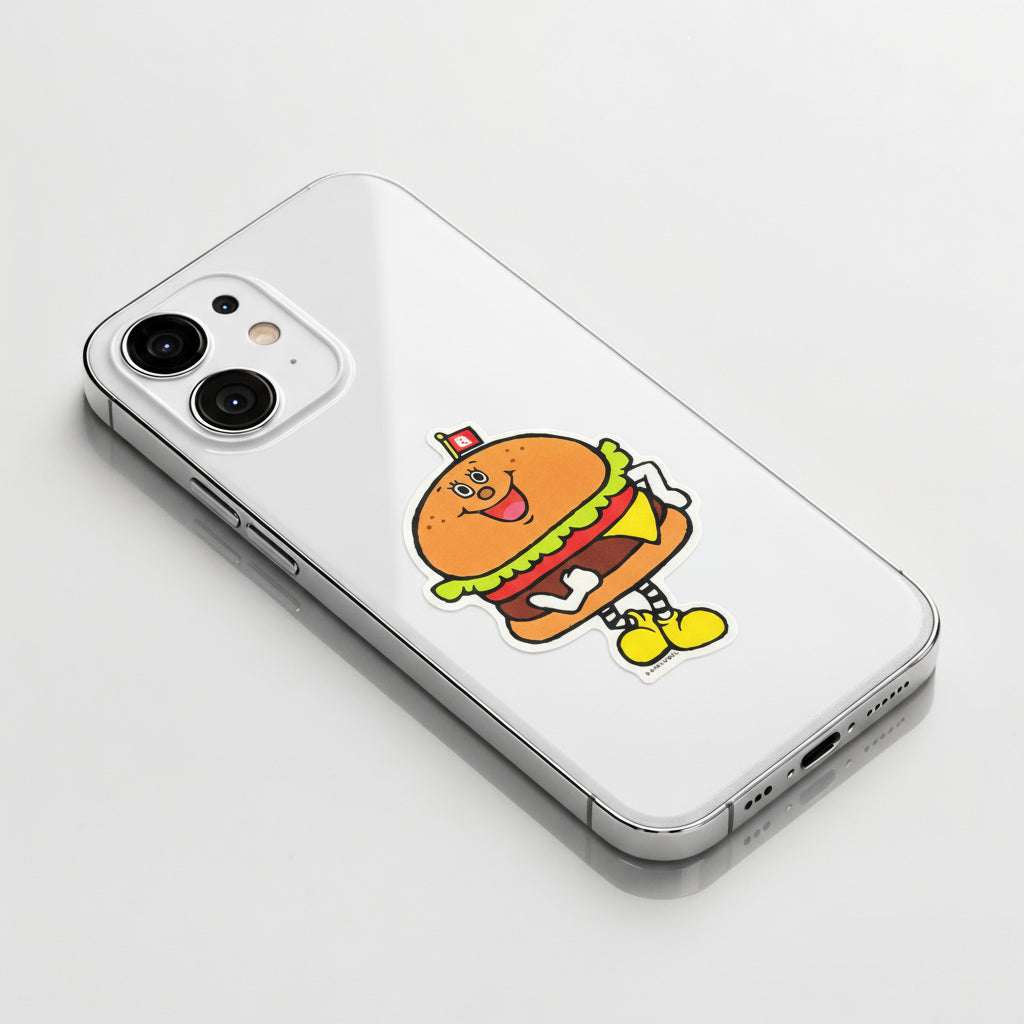Happy Cheese Burger ✦ B-Side Label Sticker