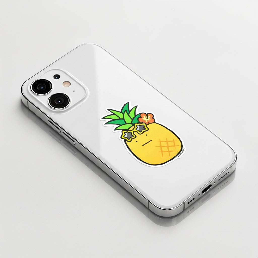 Cool Pineapple Shades ✦ B-Side Label Sticker