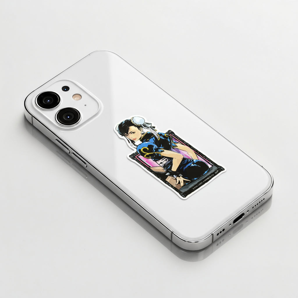 Street Fighter Chun-Li (Framed Edition) ✦ B-Side Label Sticker