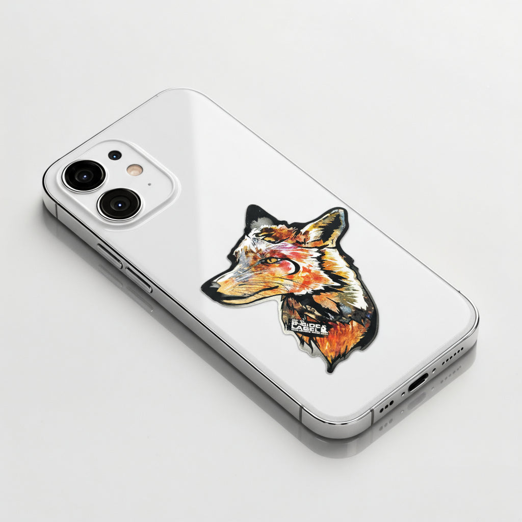 Force of Nature Fox ✦ B-Side Label Sticker