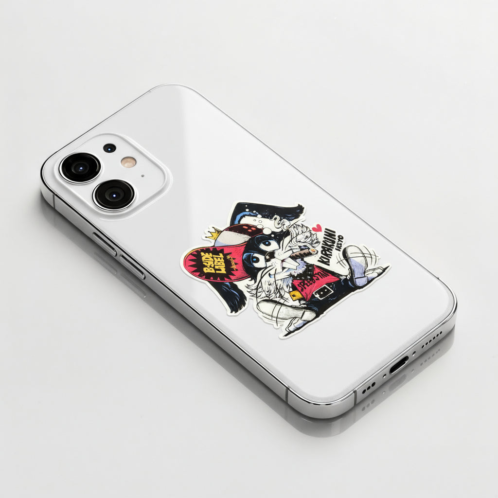 Chill Vibes Dog ✦ B-Side Label Sticker