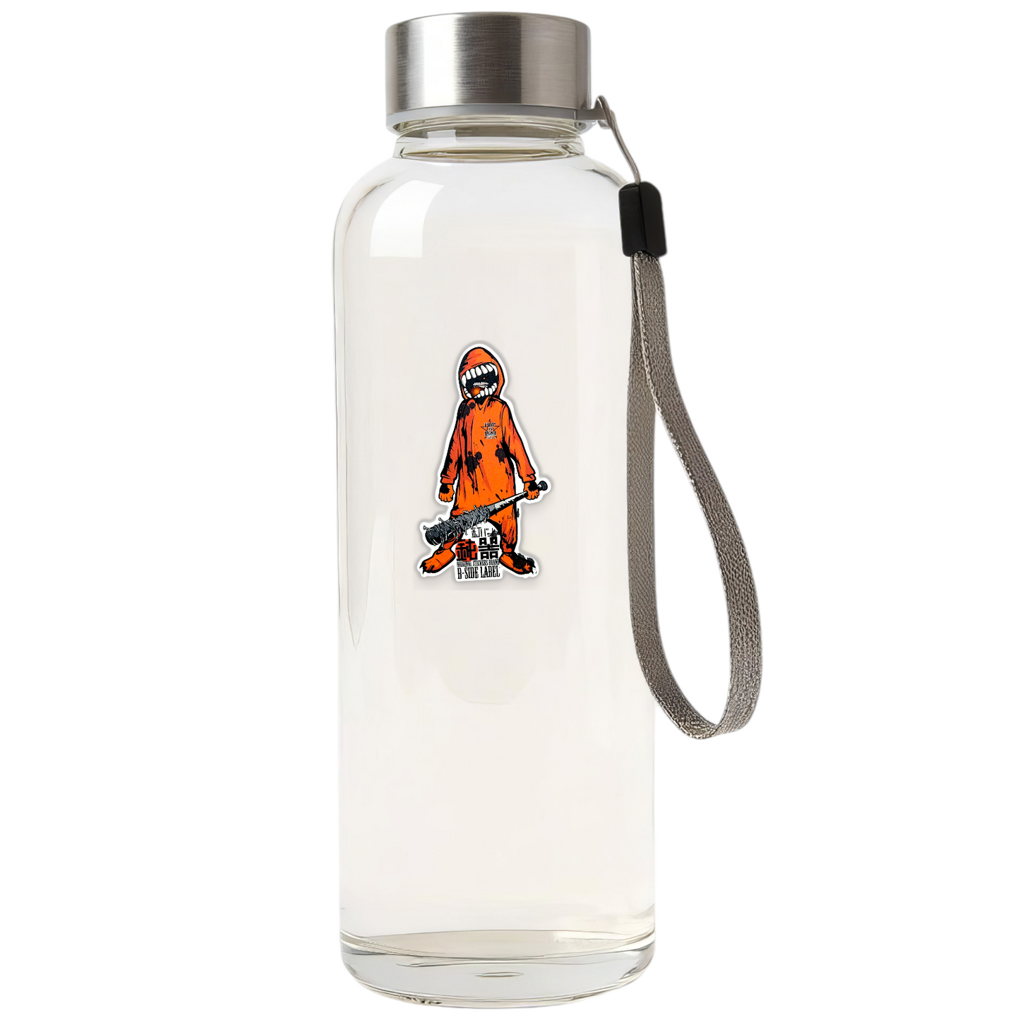 Creepy Orange Mascot ✦ B-Side Label Sticker