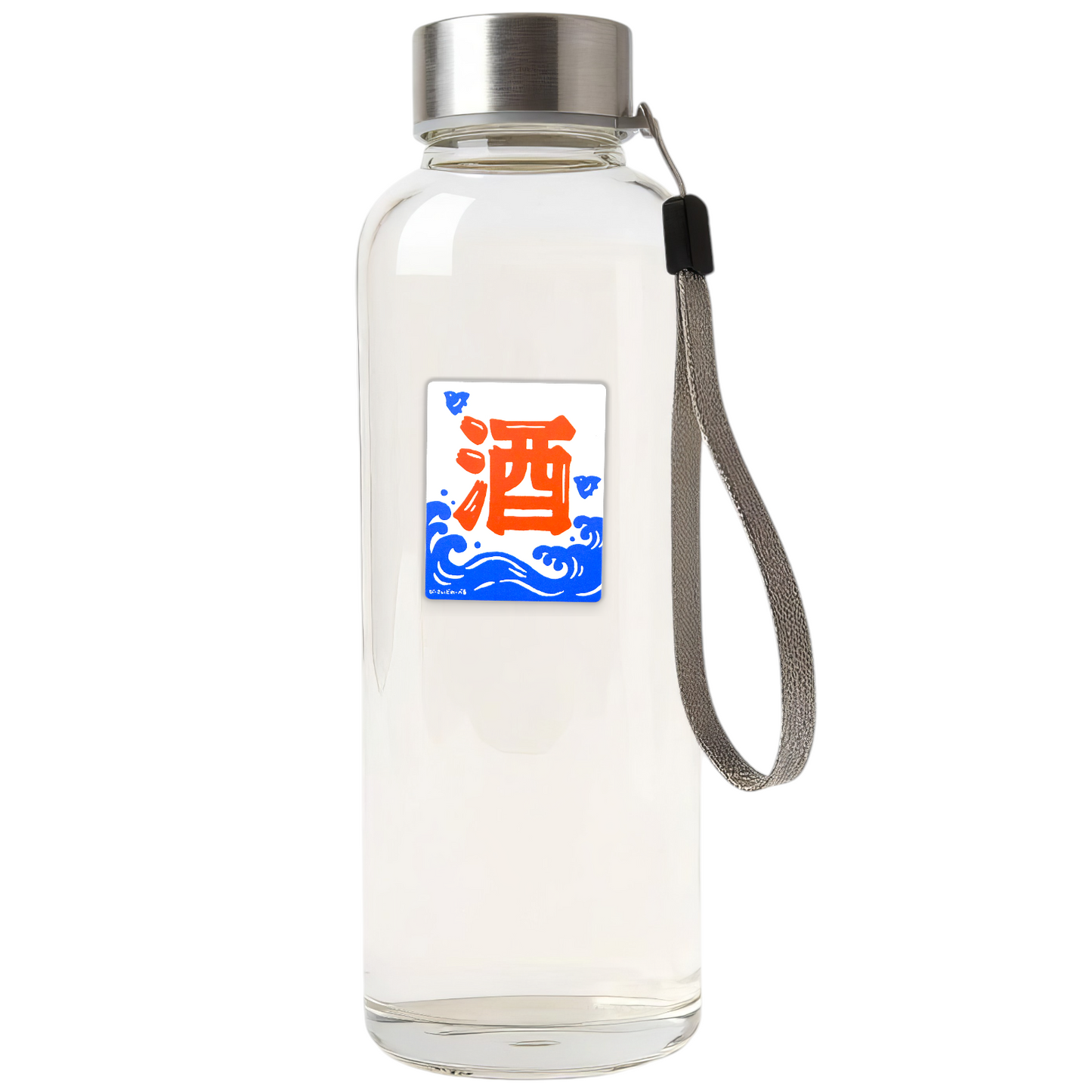 Sake Kanji & Waves ✦ B-Side Label Sticker