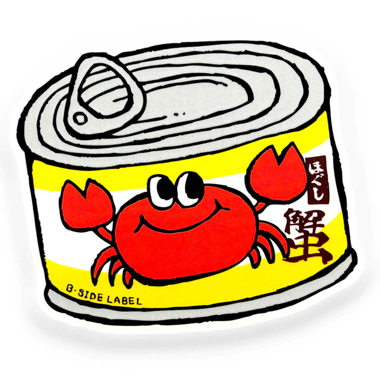 Canned Crabby ✦ B-Side Label Sticker