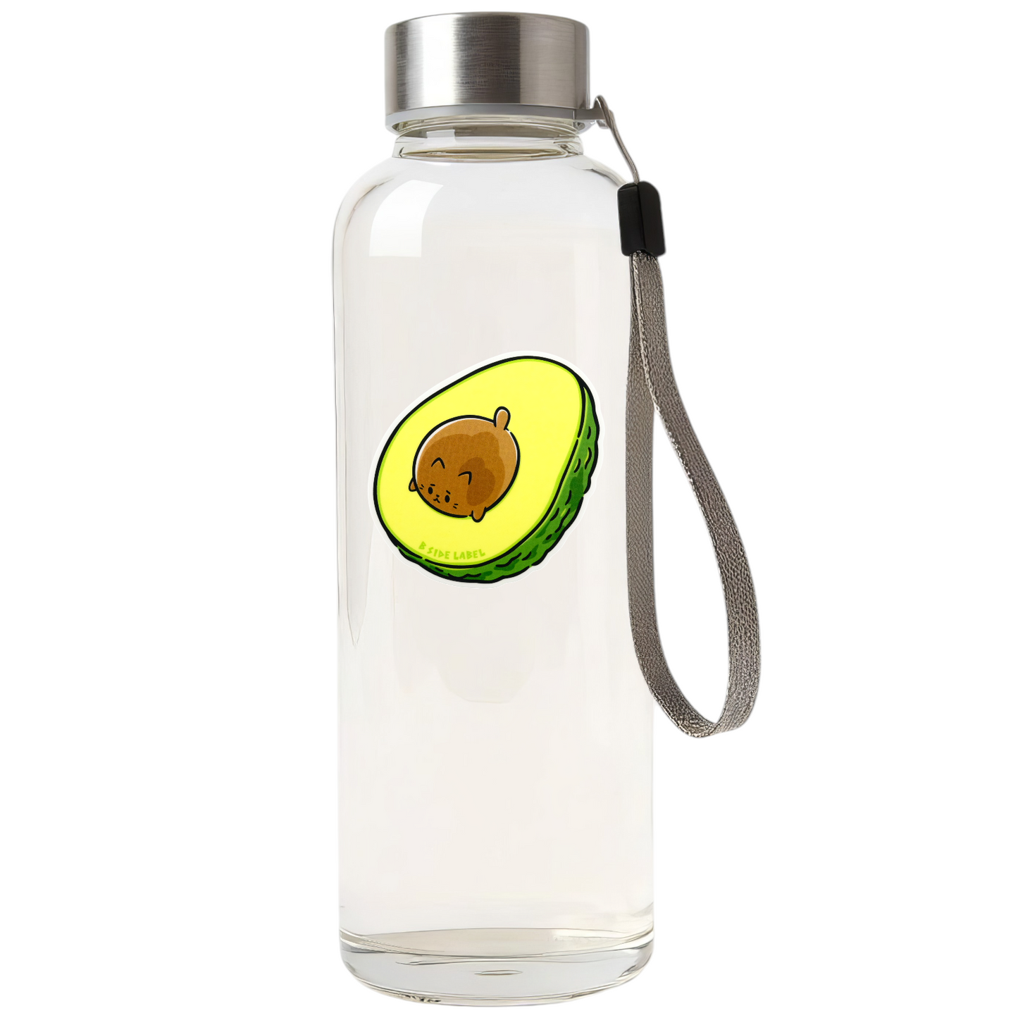 Avocado Cat ✦ B-Side Label Sticker