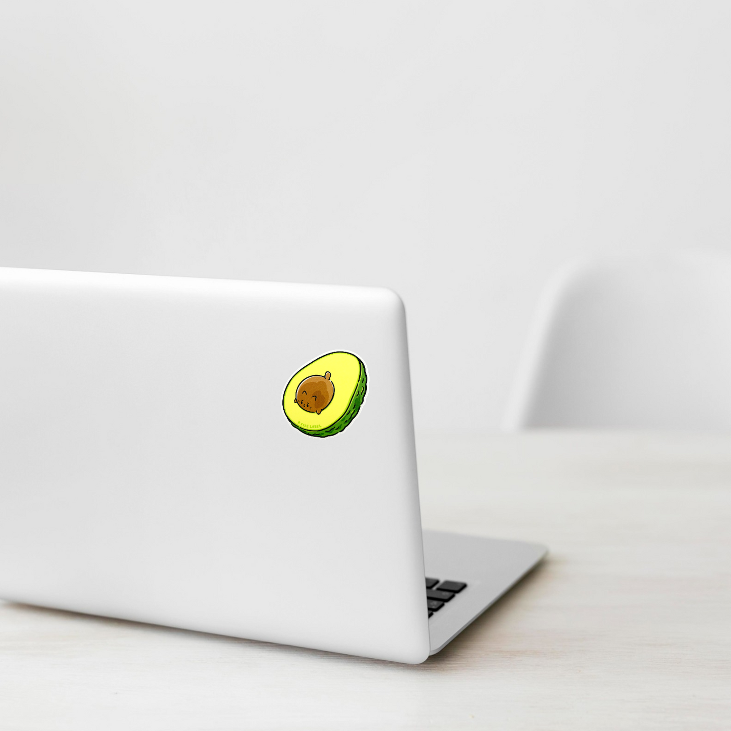 Avocado Cat ✦ B-Side Label Sticker