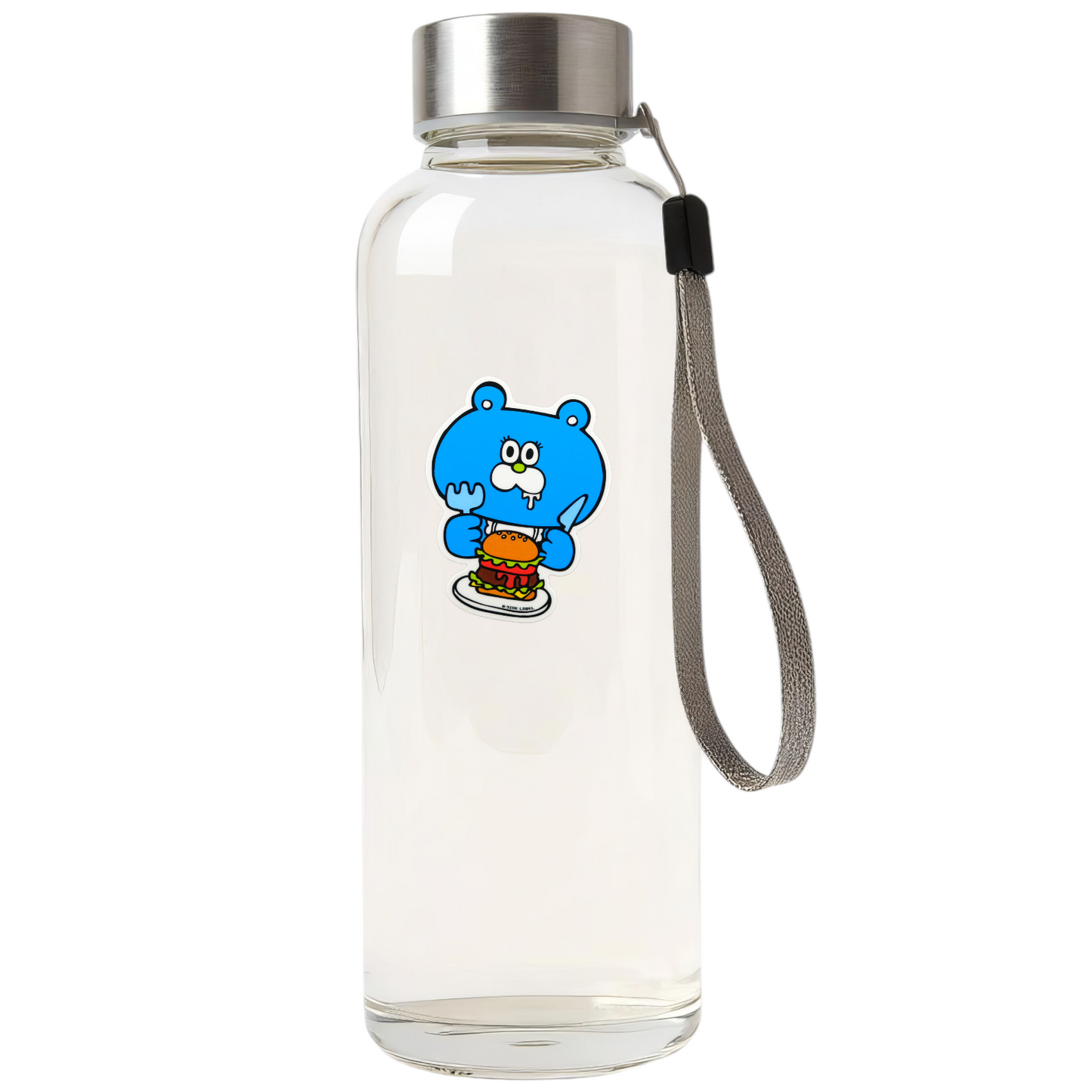 Hungry Blue Bear Burger ✦ B-Side Label Sticker