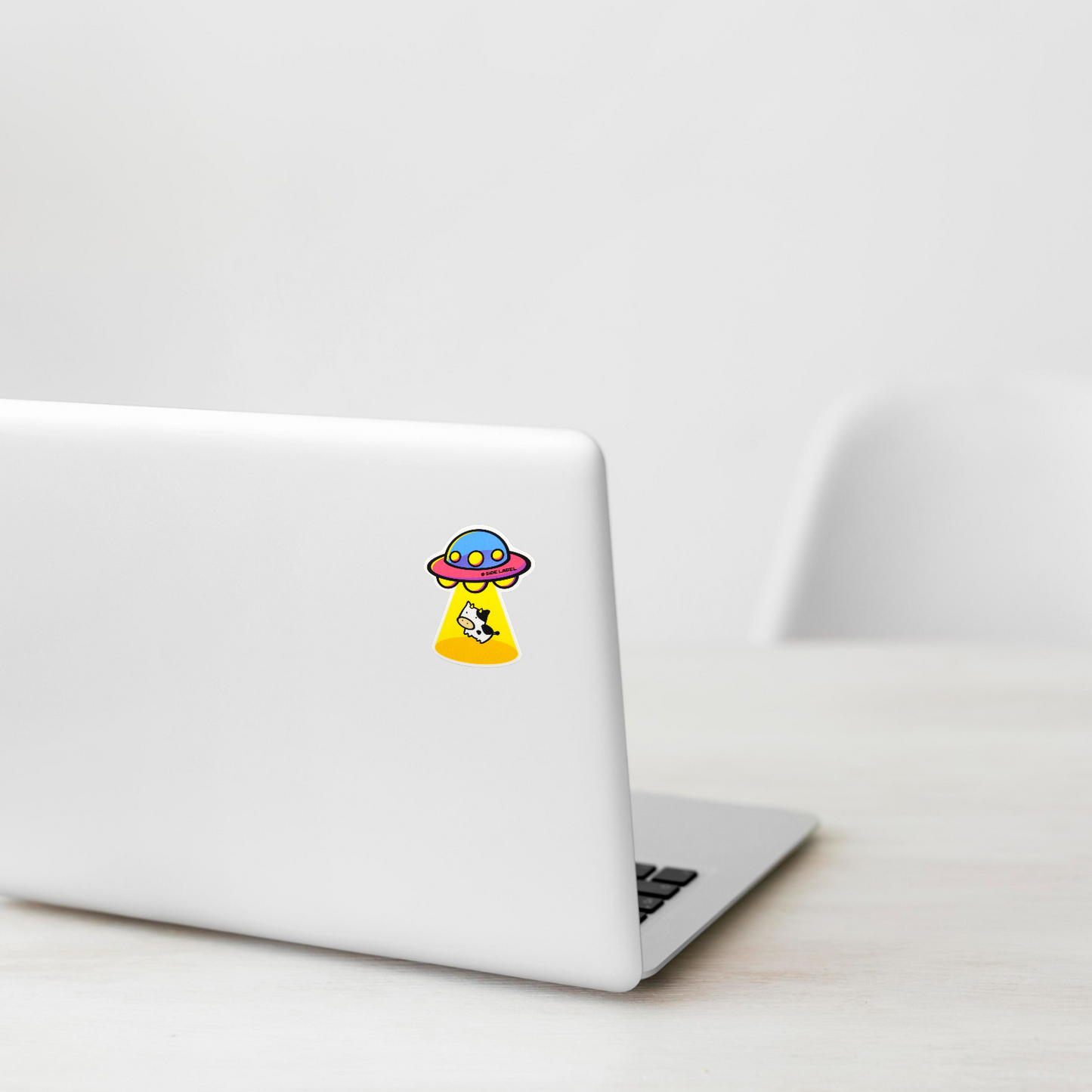UFO Cow Abduction ✦ B-Side Label Sticker