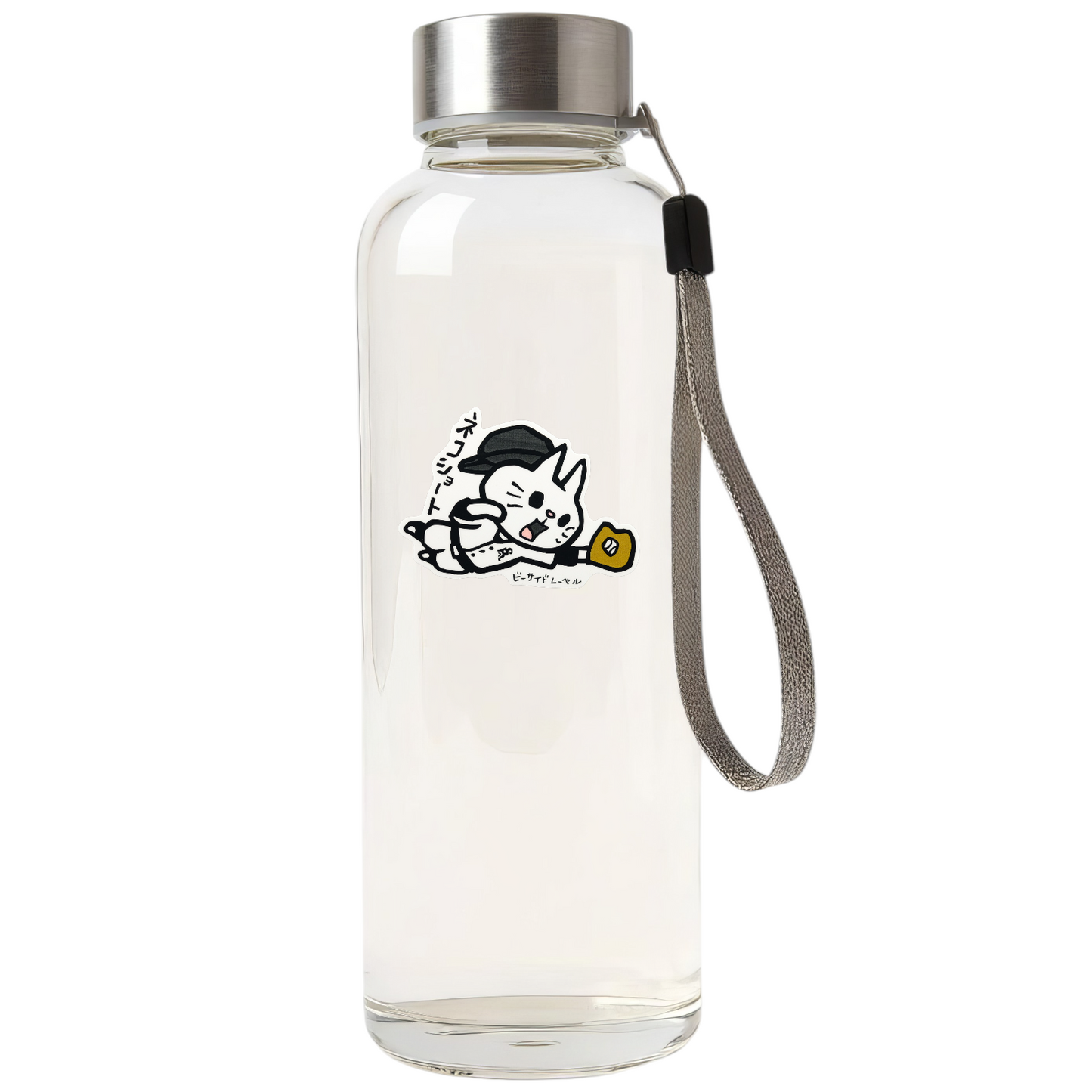 Baseball Cat Shortstop ✦ B-Side Label Sticker