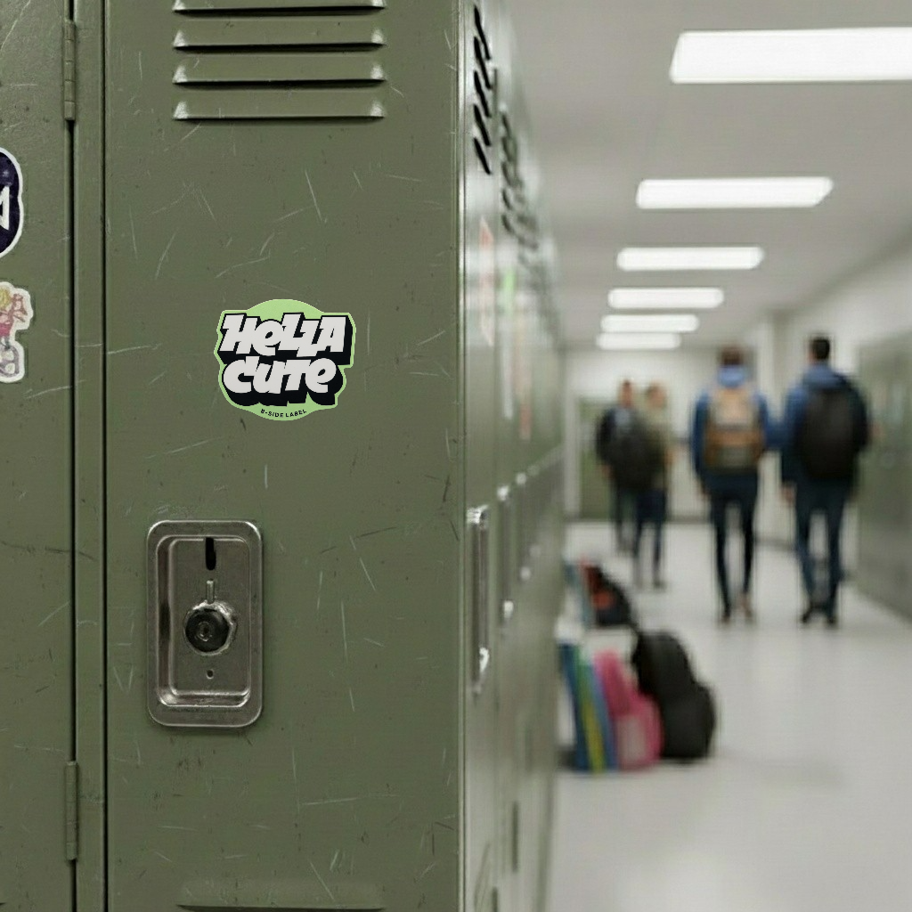Hella Cute ✦ B-Side Label Sticker
