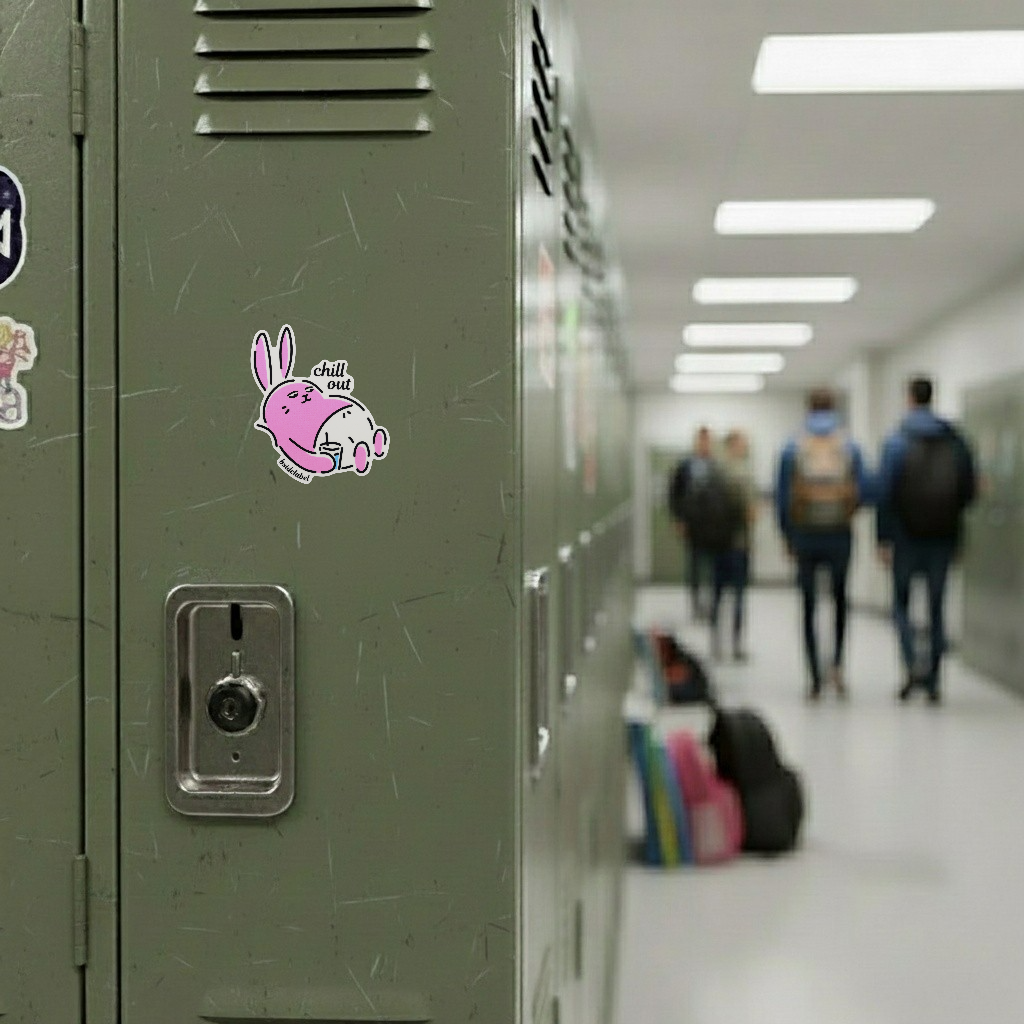 Chill Out Bunny ✦ B-Side Label Sticker