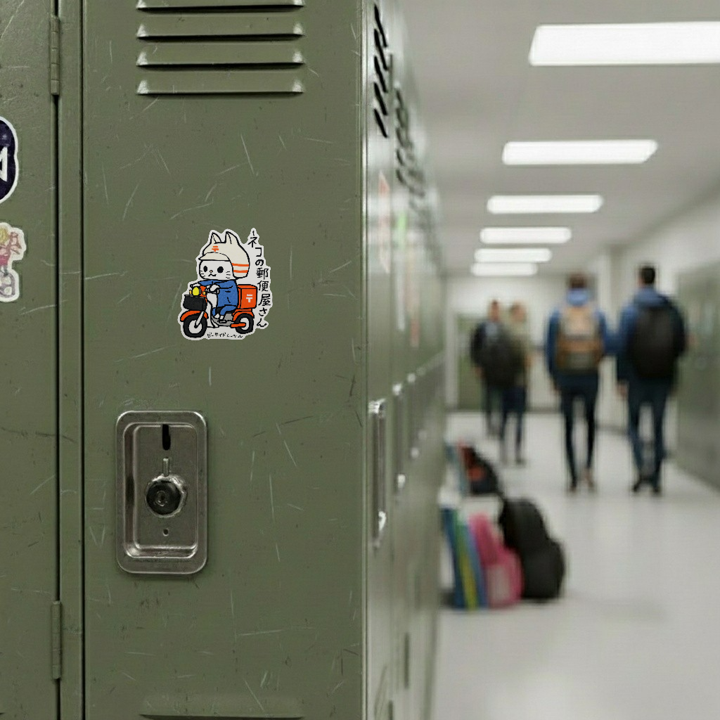 Mail Delivery Cat ✦ B-Side Label Sticker