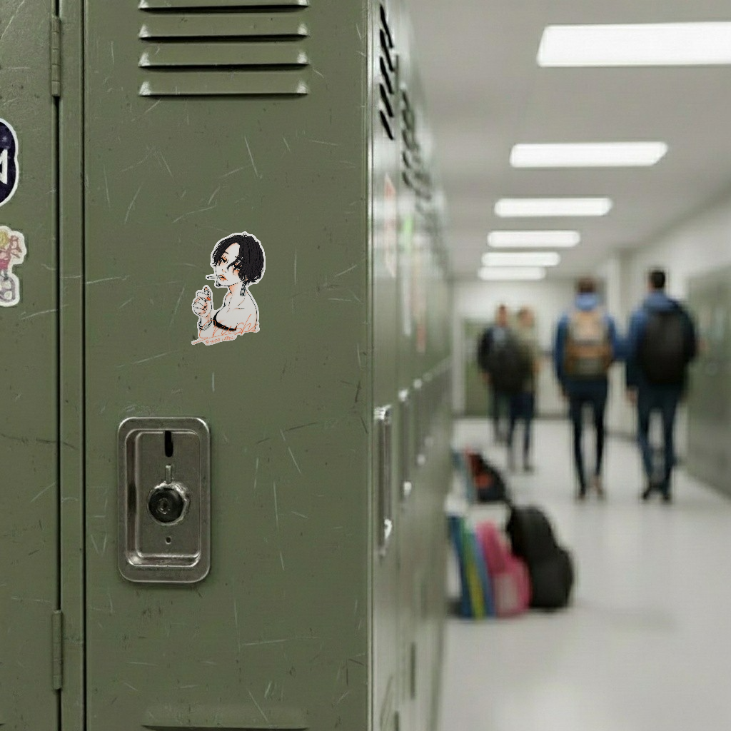 Cool Crush Girlie ✦ B-Side Label Sticker