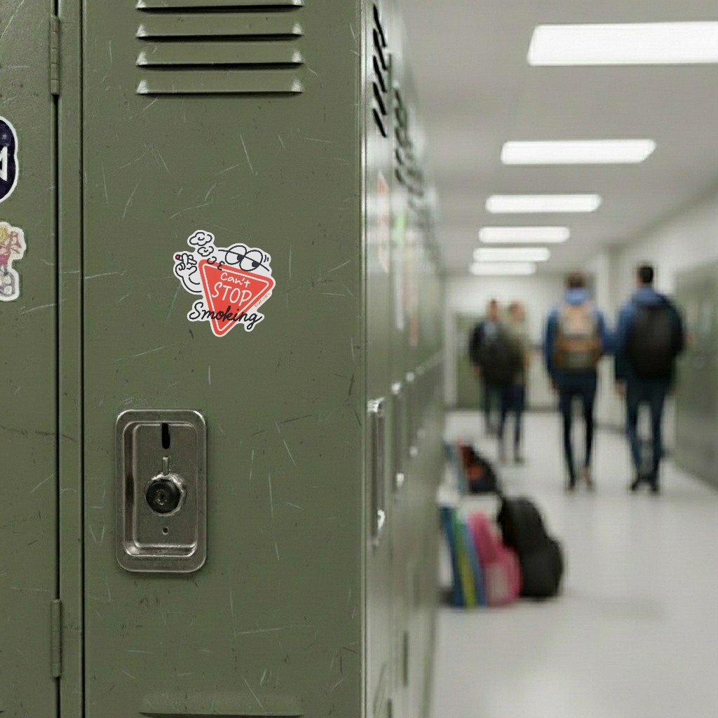 Can’t Stop Smoking? ✦ B-Side Label Sticker