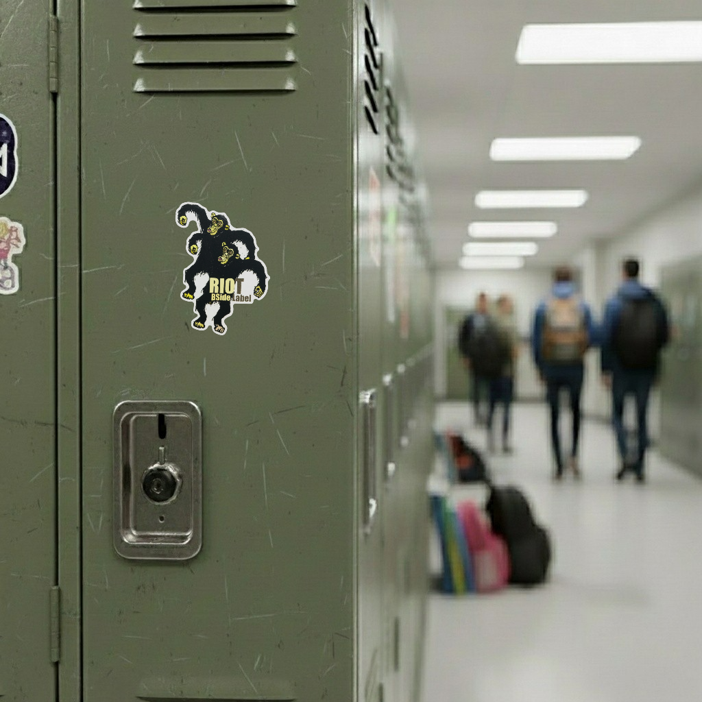 Chimp Riot! ✦ B-Side Label Sticker