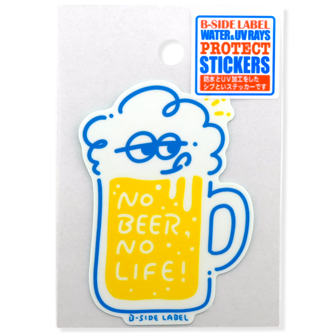 No Beer, No Life! ✦ B-Side Label Sticker