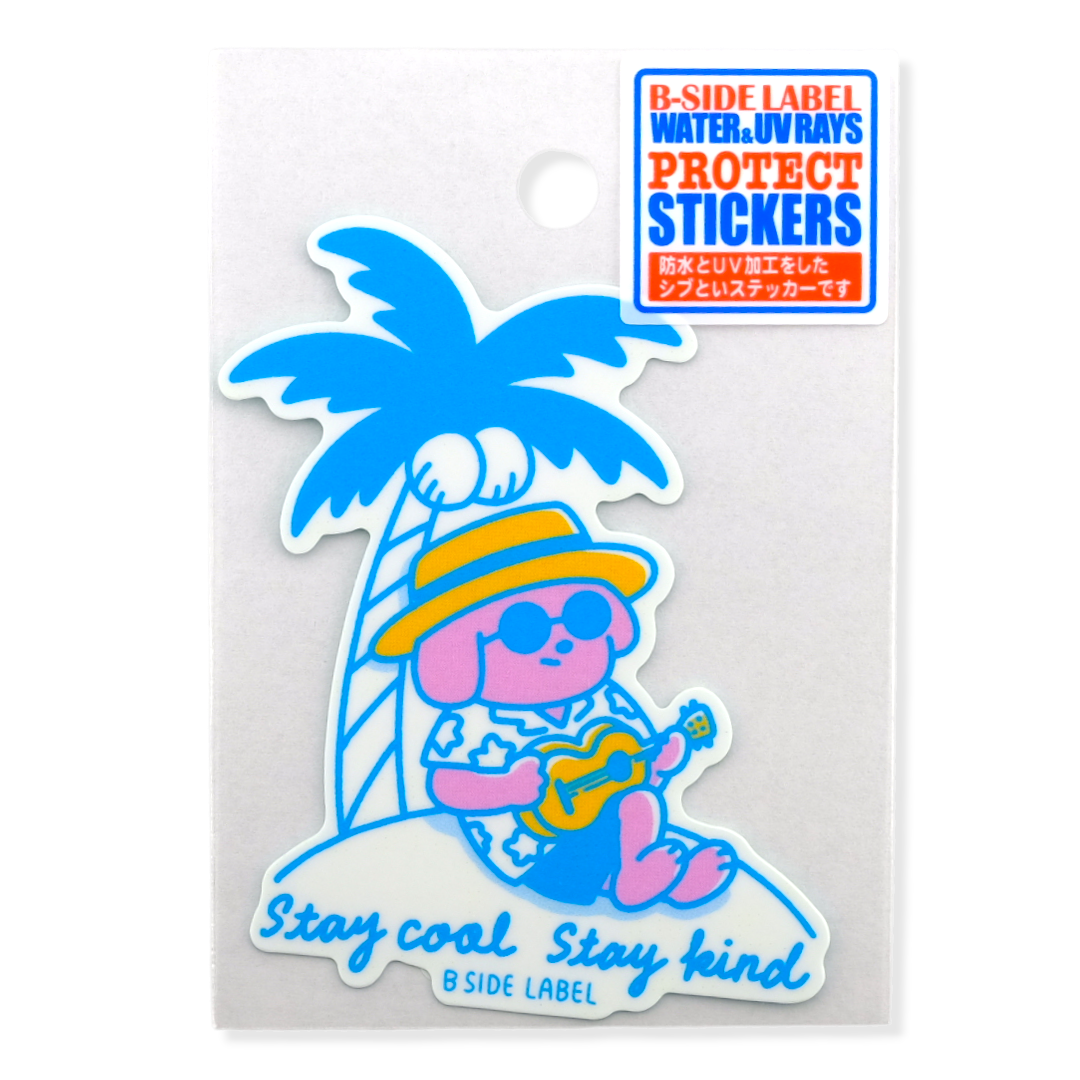 Stay Cool Stay Kind Pup ✦ B-Side Label Sticker