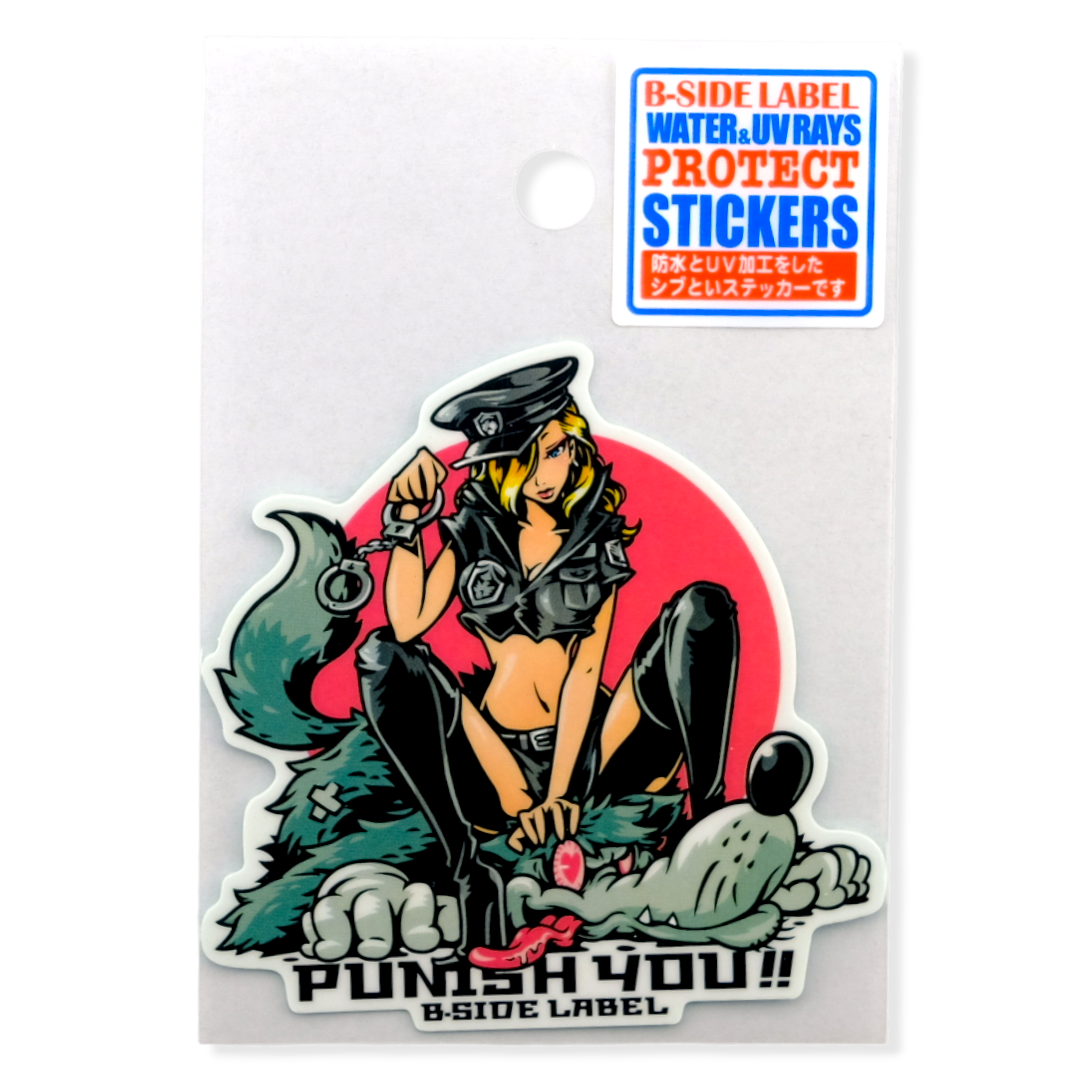 Bad Cop Girlie ✦ B-Side Label Sticker