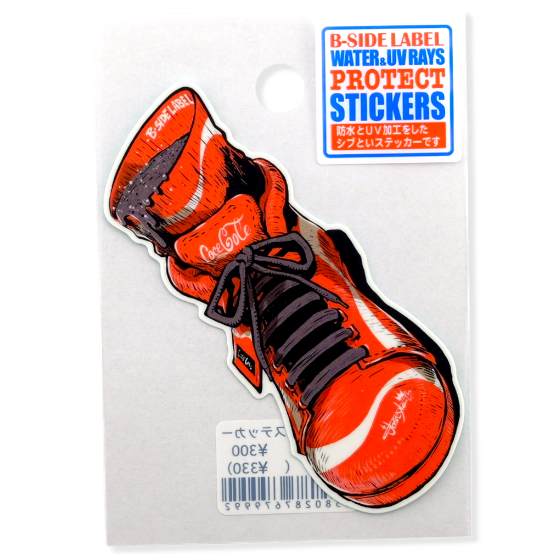 Red Drip Sneaker ✦ B-Side Label Sticker