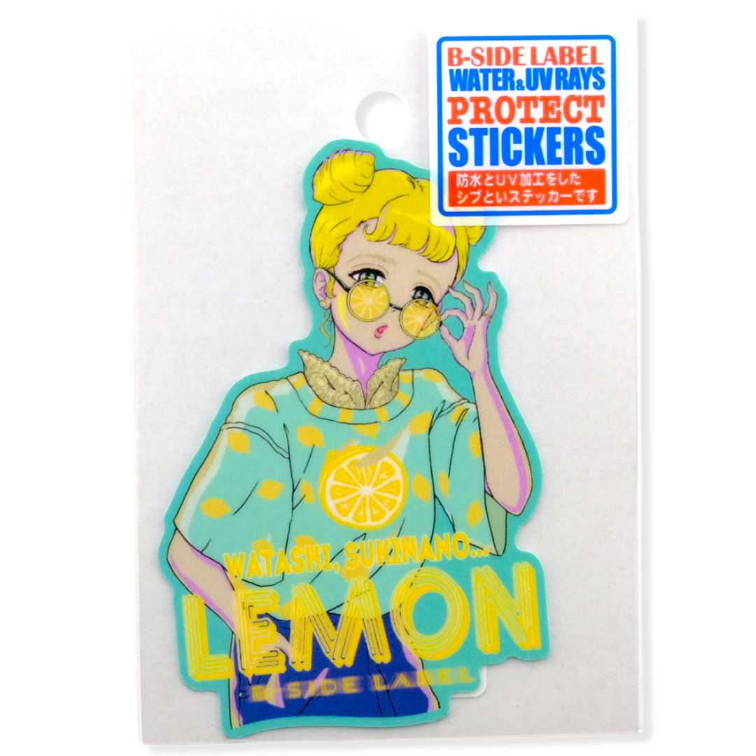 Lemon Girlie ✦ B-Side Label Sticker