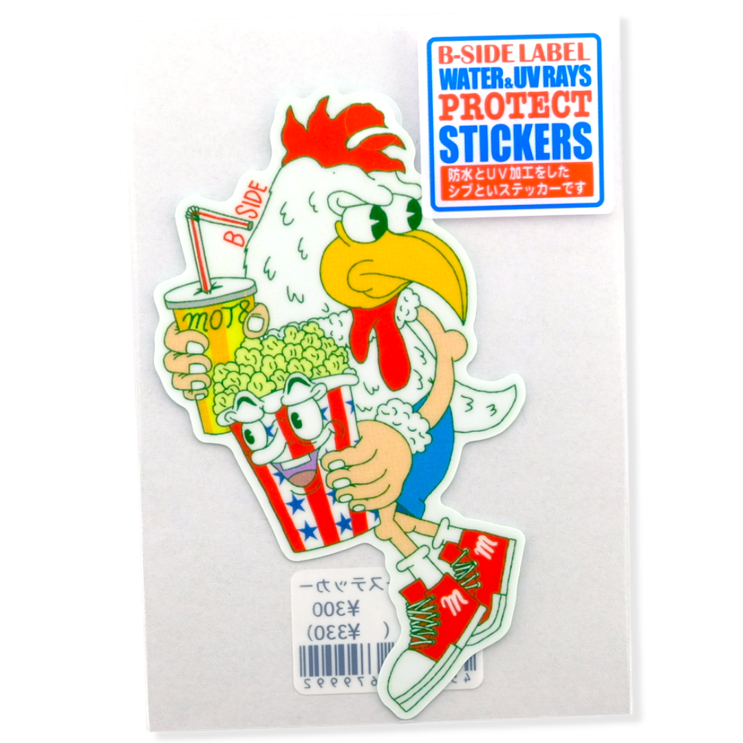 Cool Chicken & Popcorn ✦ B-Side Label Sticker