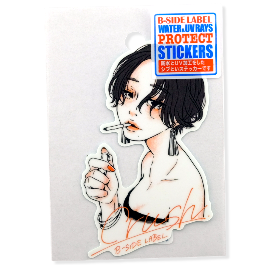 Cool Crush Girlie ✦ B-Side Label Sticker