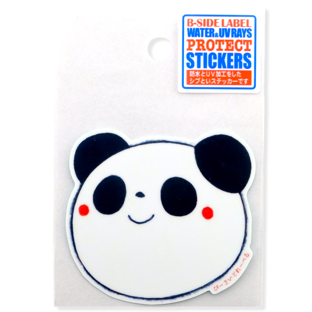Smiling Panda ✦ B-Side Label Sticker