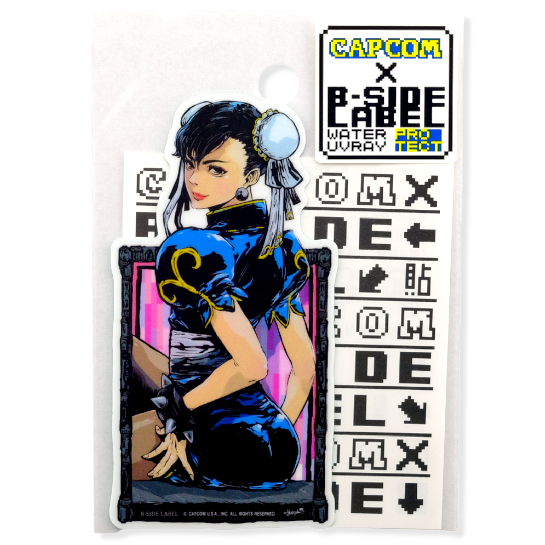 Street Fighter Chun-Li (Framed Edition) ✦ B-Side Label Sticker