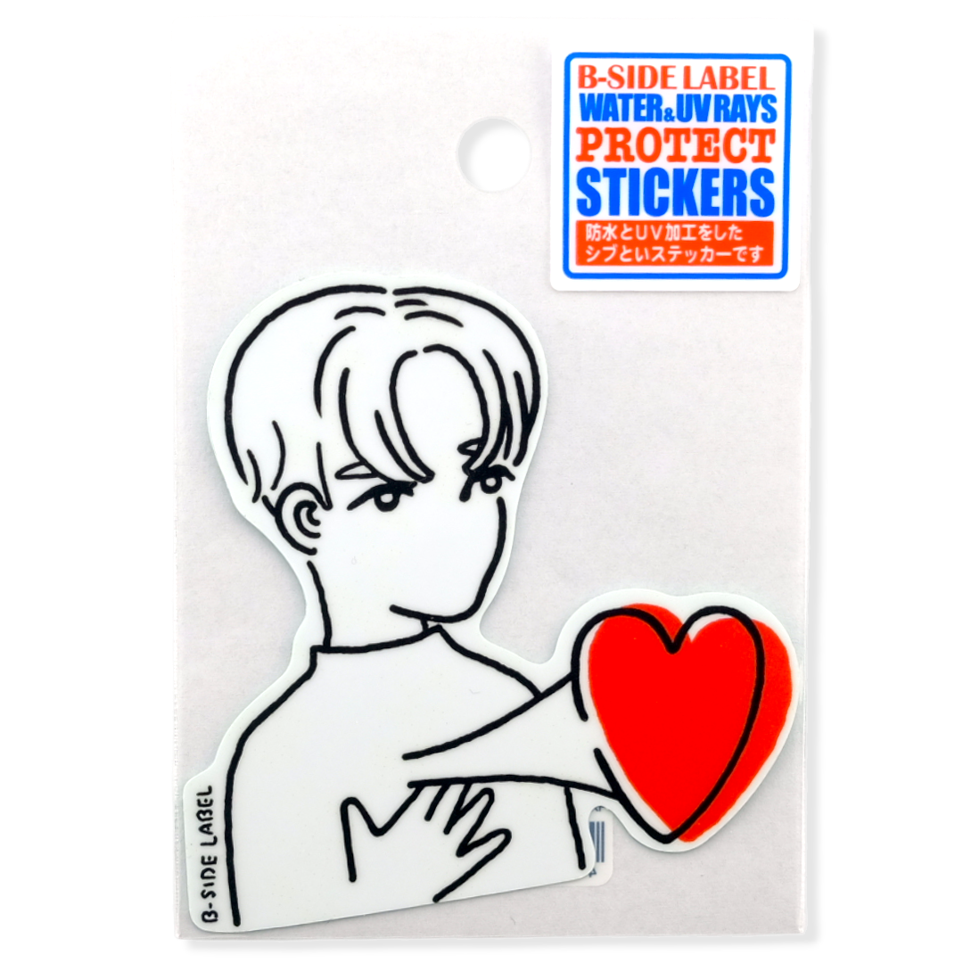 Big-Heart Boy ✦ B-Side Label Sticker