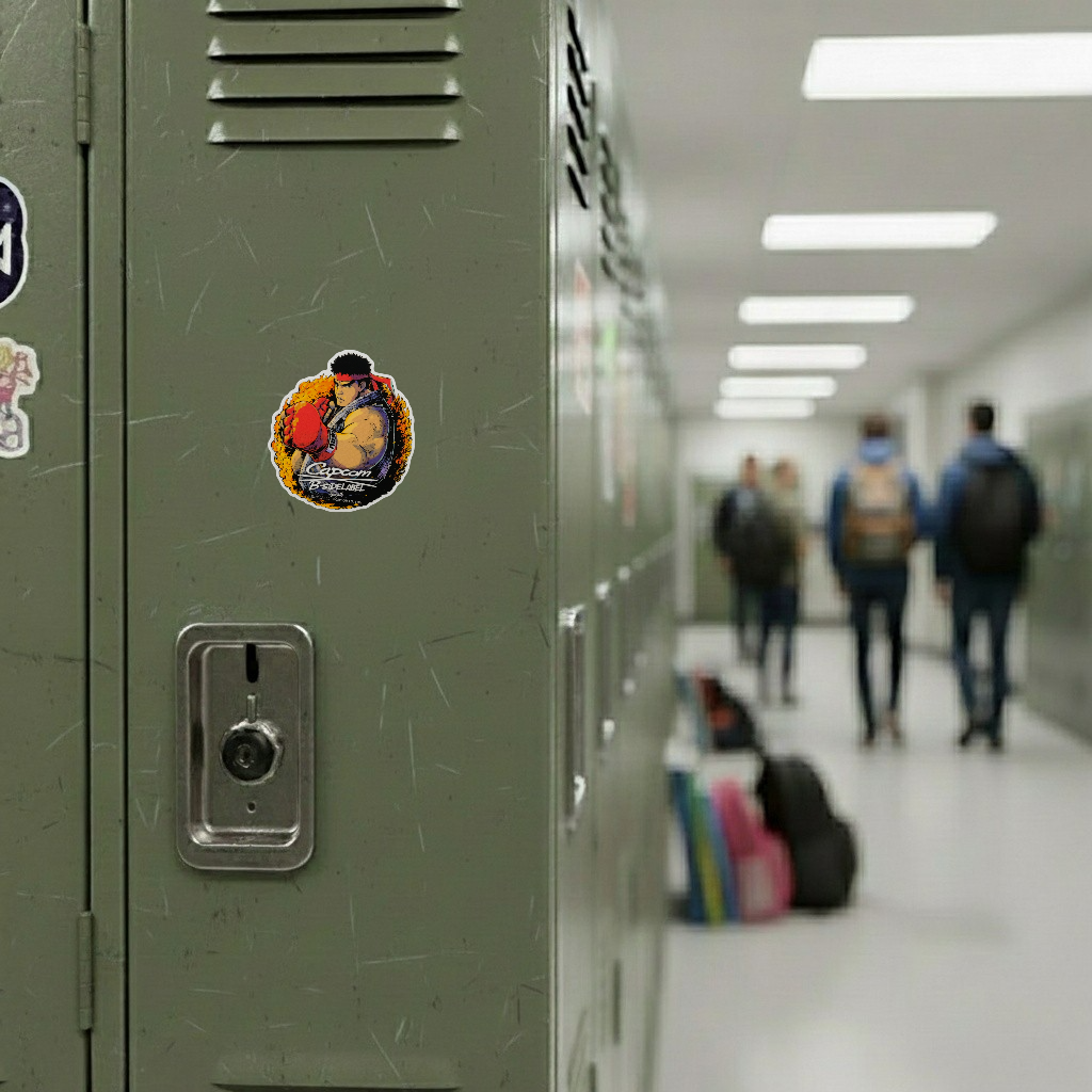 Street Fighter Ryu ✦ B-Side Label Sticker