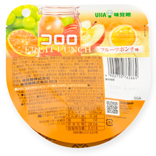 UHA ✦ Kororo Gummibonbons ✦ Fruchtpunsch