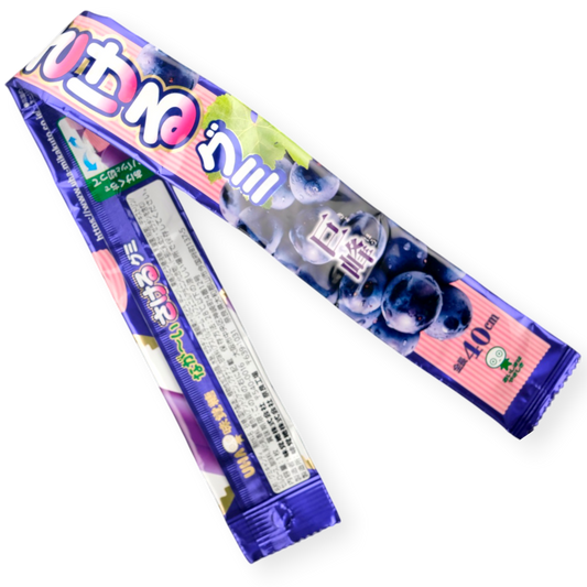 UHA ✦ Sakeru Long Long Gummy ✦ Traube