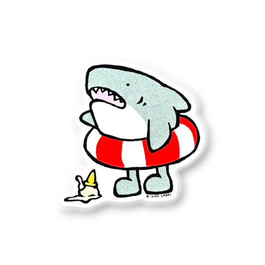Baby Shark & Ice-Cream ✦ B-Side Label Sticker