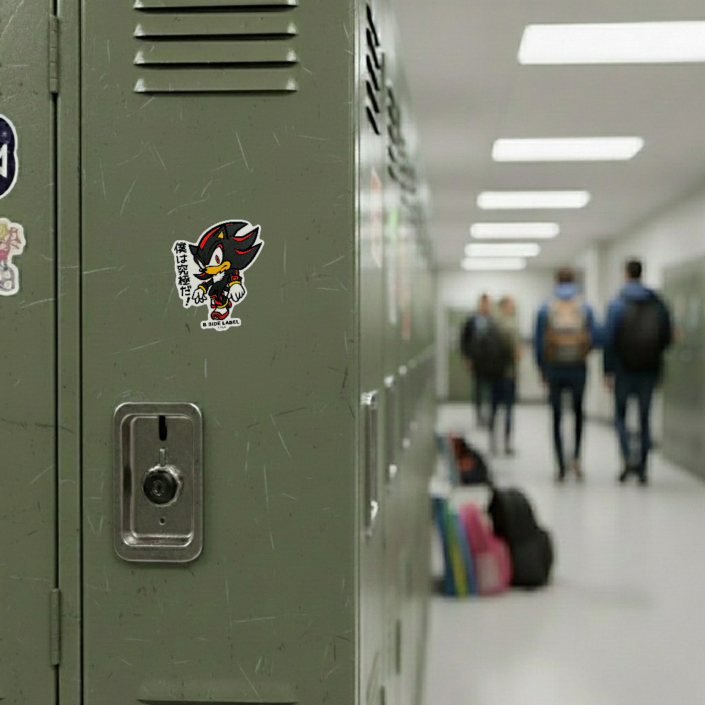 Sonic The Hedgehog Shadow ✦ B-Side Label Sticker