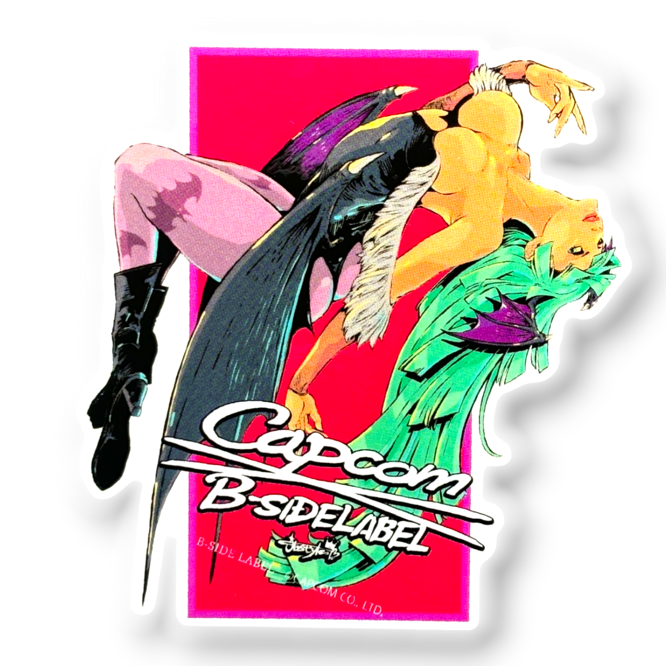 Morrigan - Darkstalkers ✦ B-Side Label Sticker