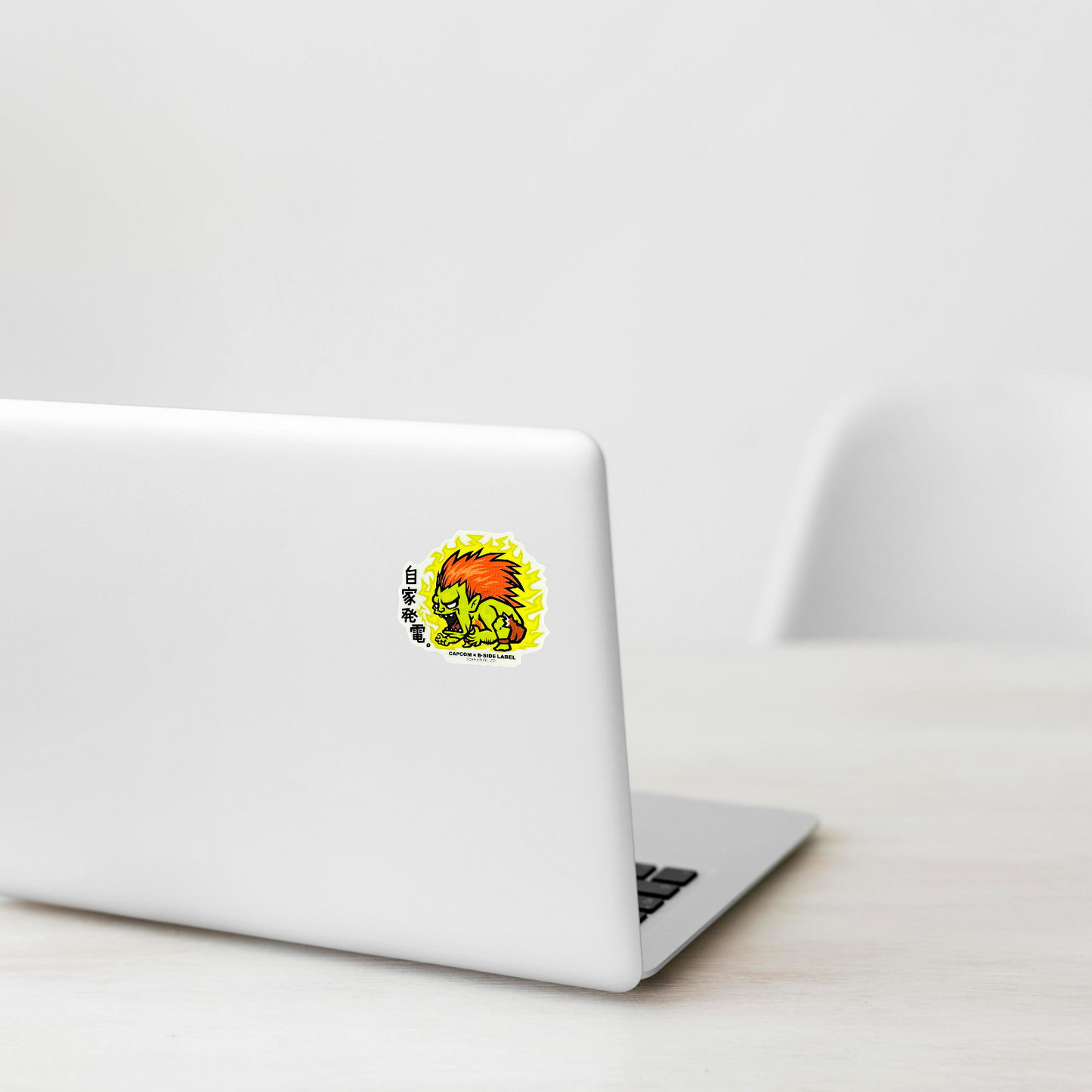 Street Fighter Blanka (Shock Pose) ✦ B-Side Label Sticker