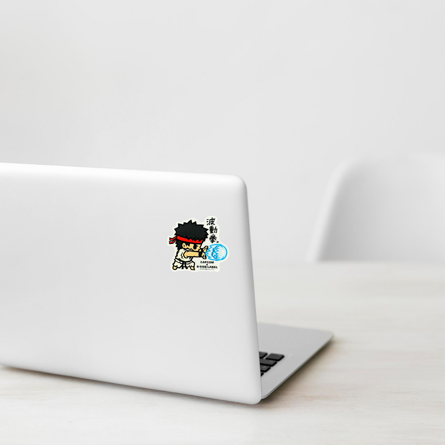 Street Fighter Ryu (Hadoken Pose) ✦ B-Side Label Sticker