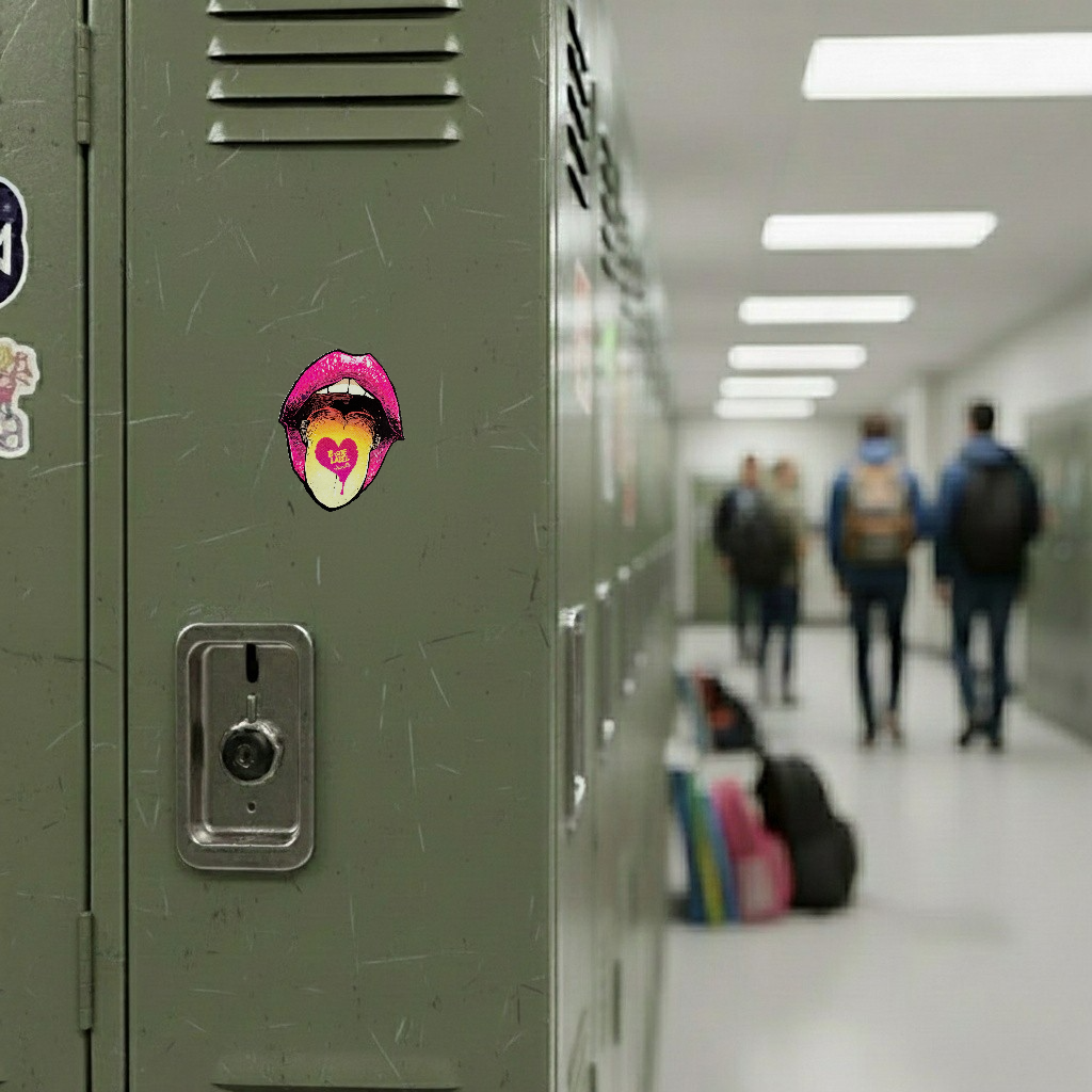 Love Lips Kiss ✦ B-Side Label Sticker